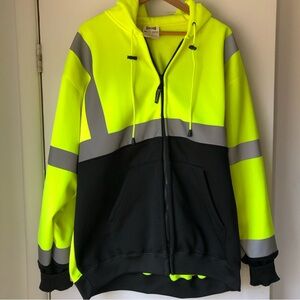 High-Vis Hooded Sweatshirt